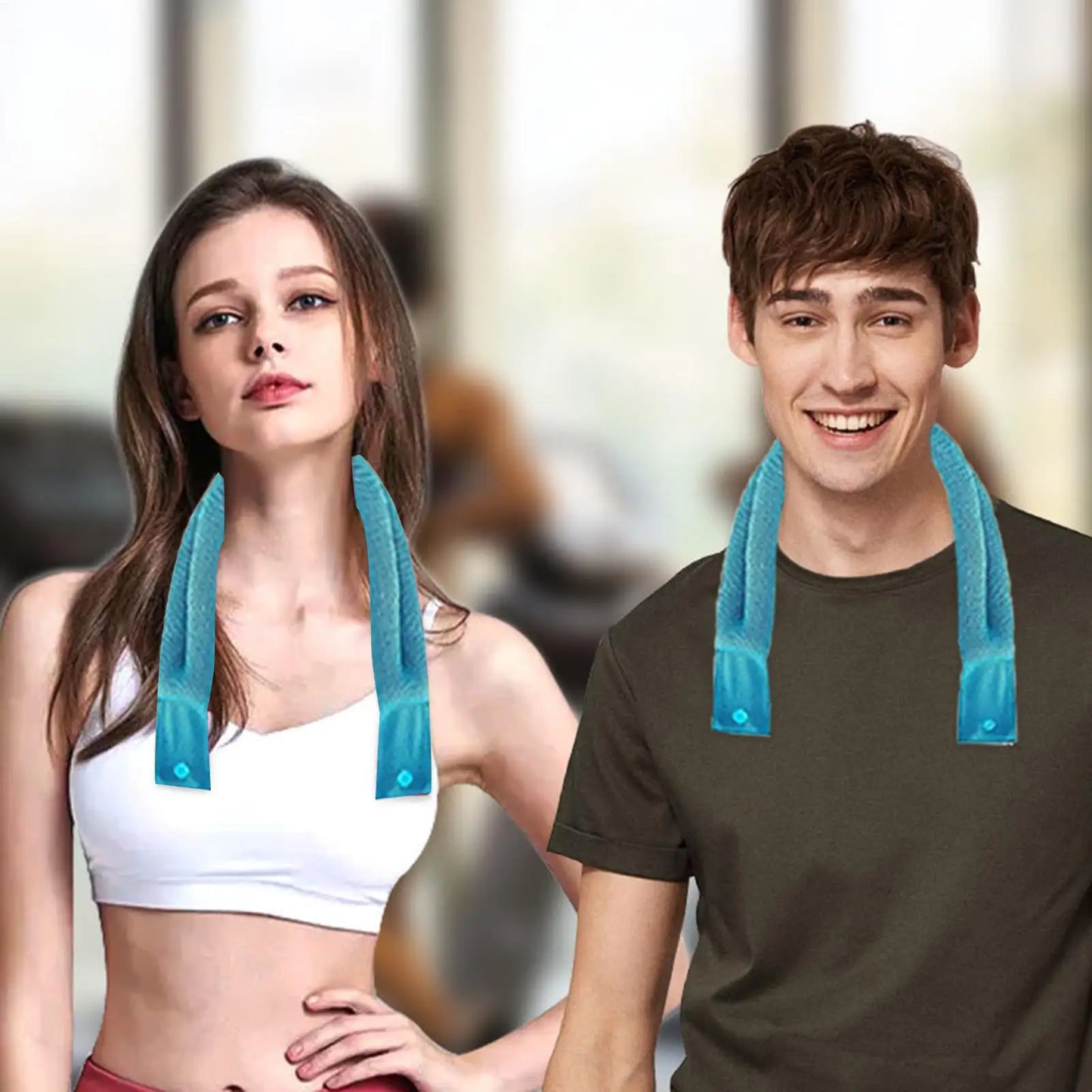 summer Neck Cooling Wraps Hot Weather Cooling Neck Scarf Cool Down supplies For summer outdoor sports working travel cooling