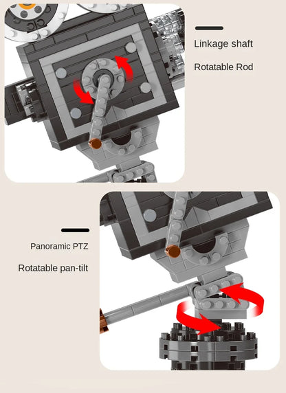 Vintage Model Mini Building Block 802pcs  Retro Camera Adults Collection Ornaments IDEAS Series Toys Girl Birthday Gifts