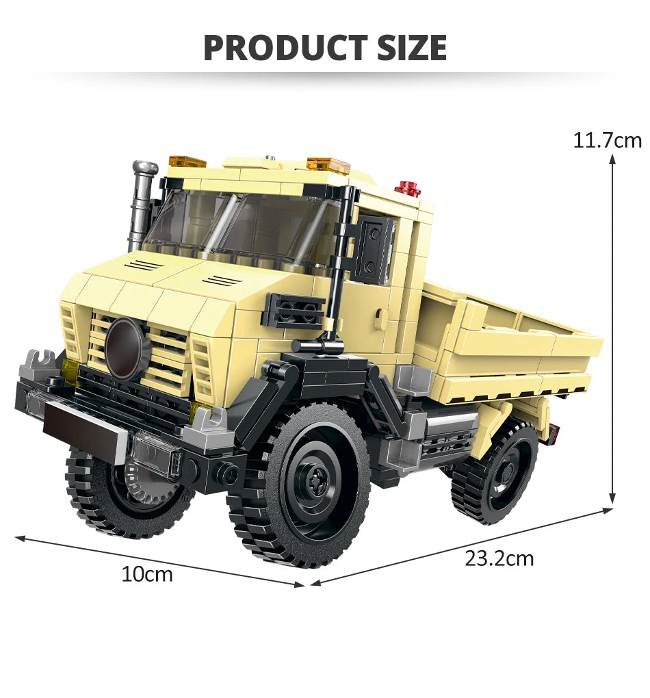 ZKZC Technical Off-road Racing Vehicle Truck Car Model Building Blocks City Monster Trucks Bricks Toys For Children Gift
