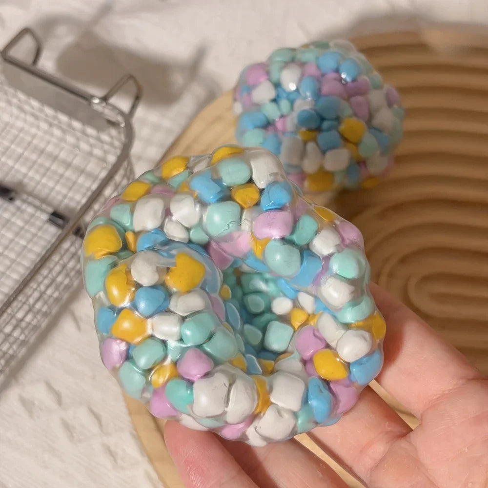 Squishy Dopamine Stress Ball Sensory Toys for Adults Kids, Anxiety Relief Fidget Toys, Squeeze Balls for ADHD Autism Focus