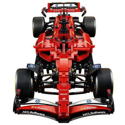 SF F1 Formula Racing Car Building Set 42207 - Premium 1:8 Scale Model Kit for Adults & Teens (1391 Pieces)