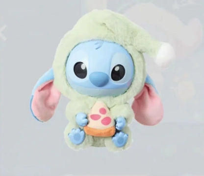 HEISSER Sale!! Stitch Blind Box Bag „Eat Some Thing Before Sleep“-Serie Vinyl-Anhänger, süße Puppe, Überraschungsbox, flauschige Puppe, Geschenk