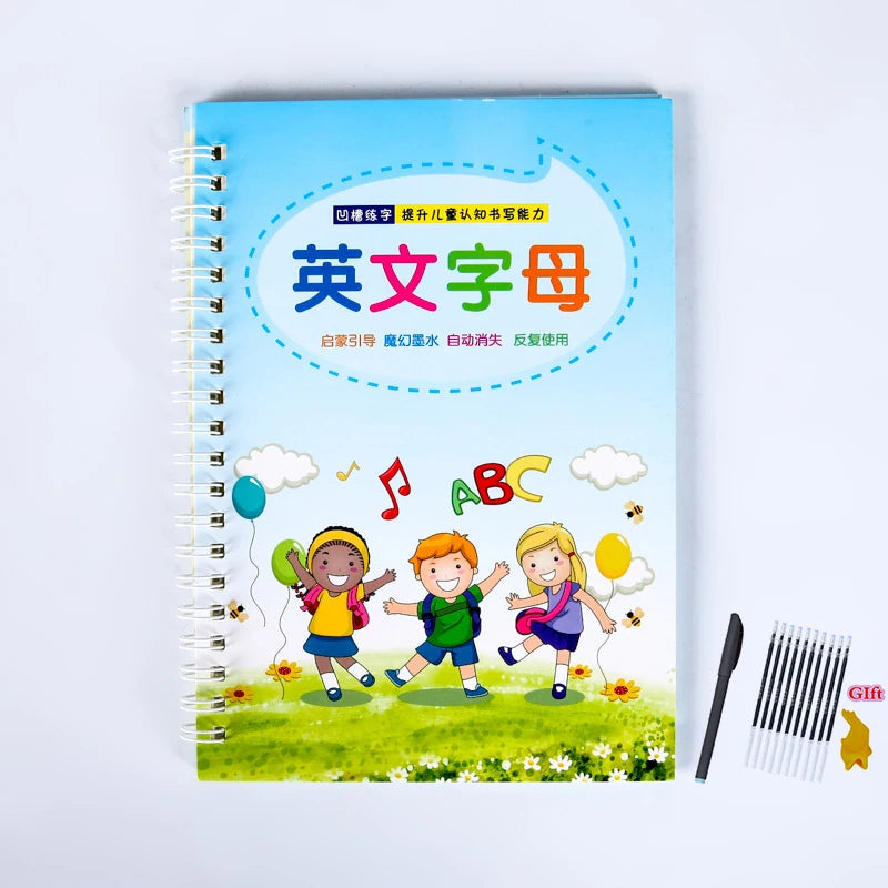 Magic Practice Learning Numbers In English Painting Practice Art Book Baby Copybook For Calligraphy Writing Kids Practice Book