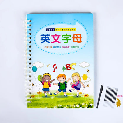 Magic Practice Learning Numbers In English Painting Practice Art Book Baby Copybook For Calligraphy Writing Kids Practice Book