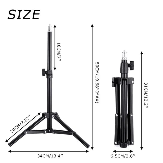 33cm Selfie Ring Light 12 in LED Tripod Phone Stand Holder Photography RingLight Circle Fill Light Led Color Lamp Trepied Makeup