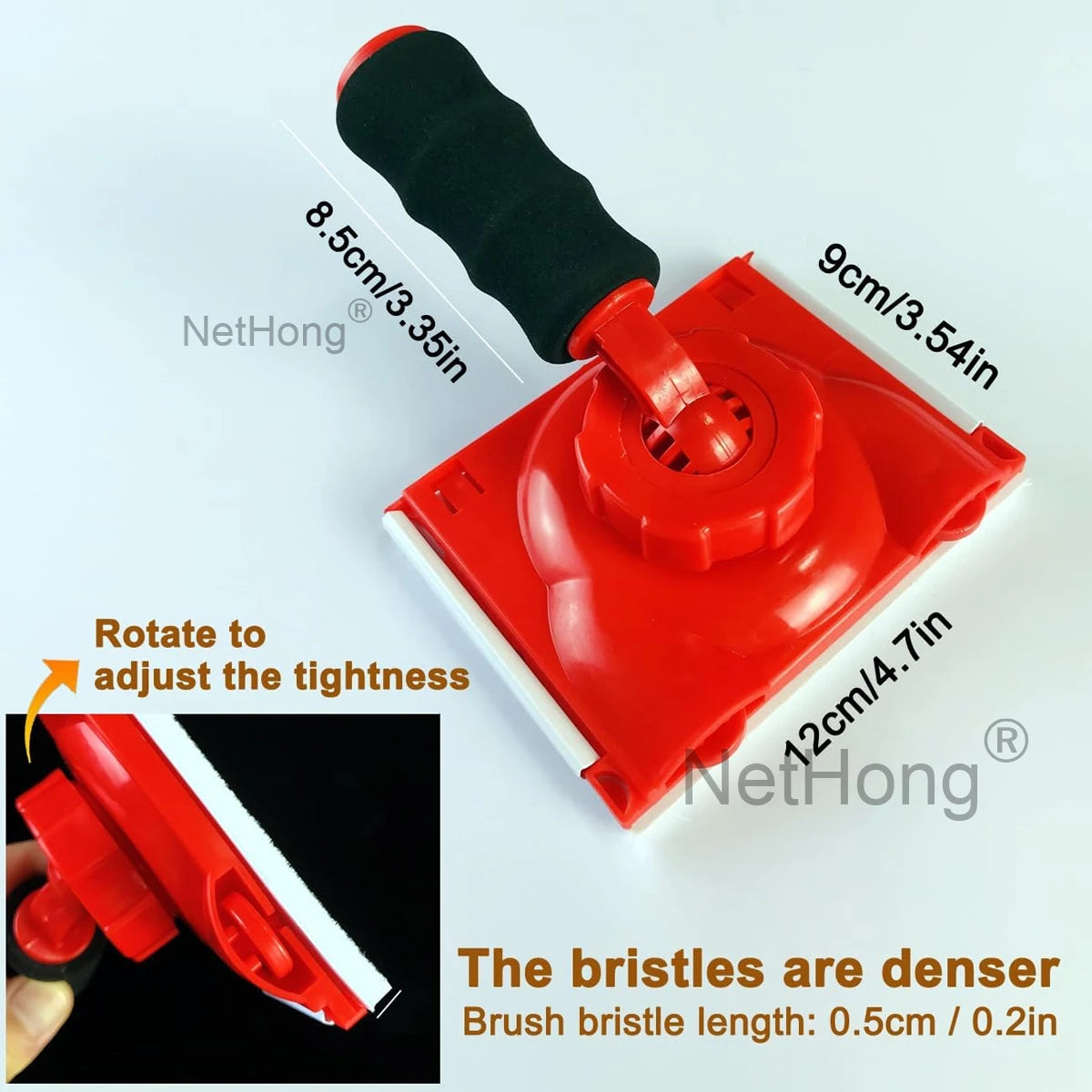 Upgraded 360° Swivel Paint Edger with Refill Pads Corner Painting Tool for Ceilings Walls Trim & Baseboards No Mess Hot Sale