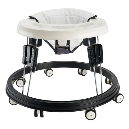 Baby Walker, Foldable Multi-Function Anti-Rollover Walker with Brake Design,5 Level Height Adjustable, Baby Walkers