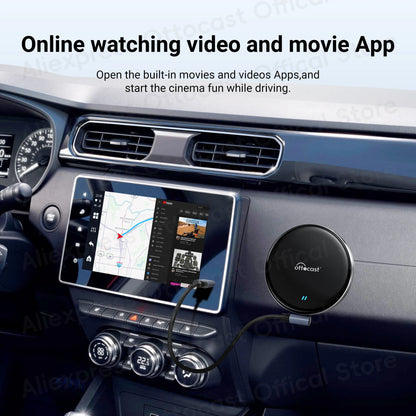OTTOCAST New P3 Lite OttoAiBox Wireless CarPlay Android AI Box for Youtube for TikTok Car Accessories for OEM CarPlay Car Gift
