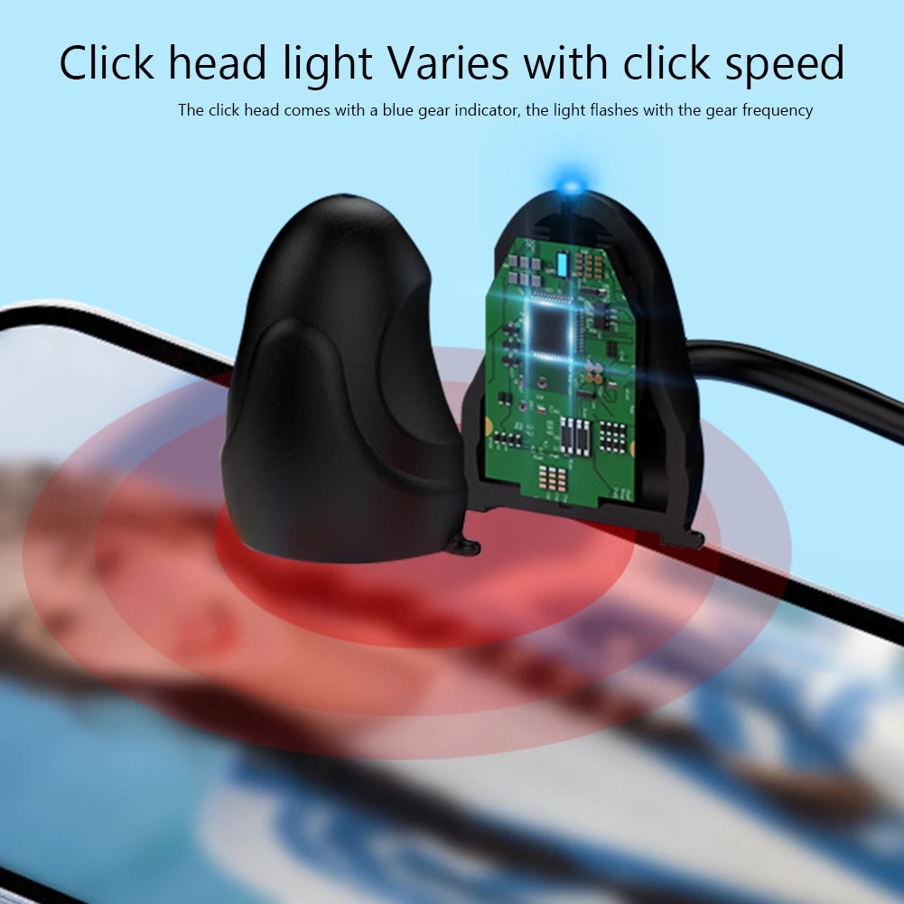Auto Clicker Physical Simulation Finger Click Device Adjustable Finger Clicking Simulator Game Clicker For Live Broadcast Likes