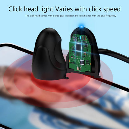 Auto Clicker Physical Simulation Finger Click Device Adjustable Finger Clicking Simulator Game Clicker For Live Broadcast Likes