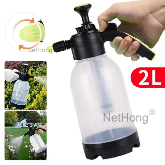 2L Garden Pressure Sprayer Portable Hand Pump Chemical Weed Spray Water Bottle.