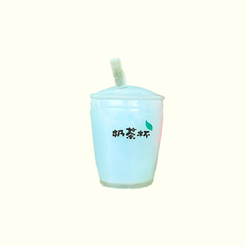 Summer Kawaii Squishy Big Milk Tea Cup Anti-Pressure Pinching Squeeze Kids Toy Fruit Cup Sensory Stress Relief Water Polo Gift