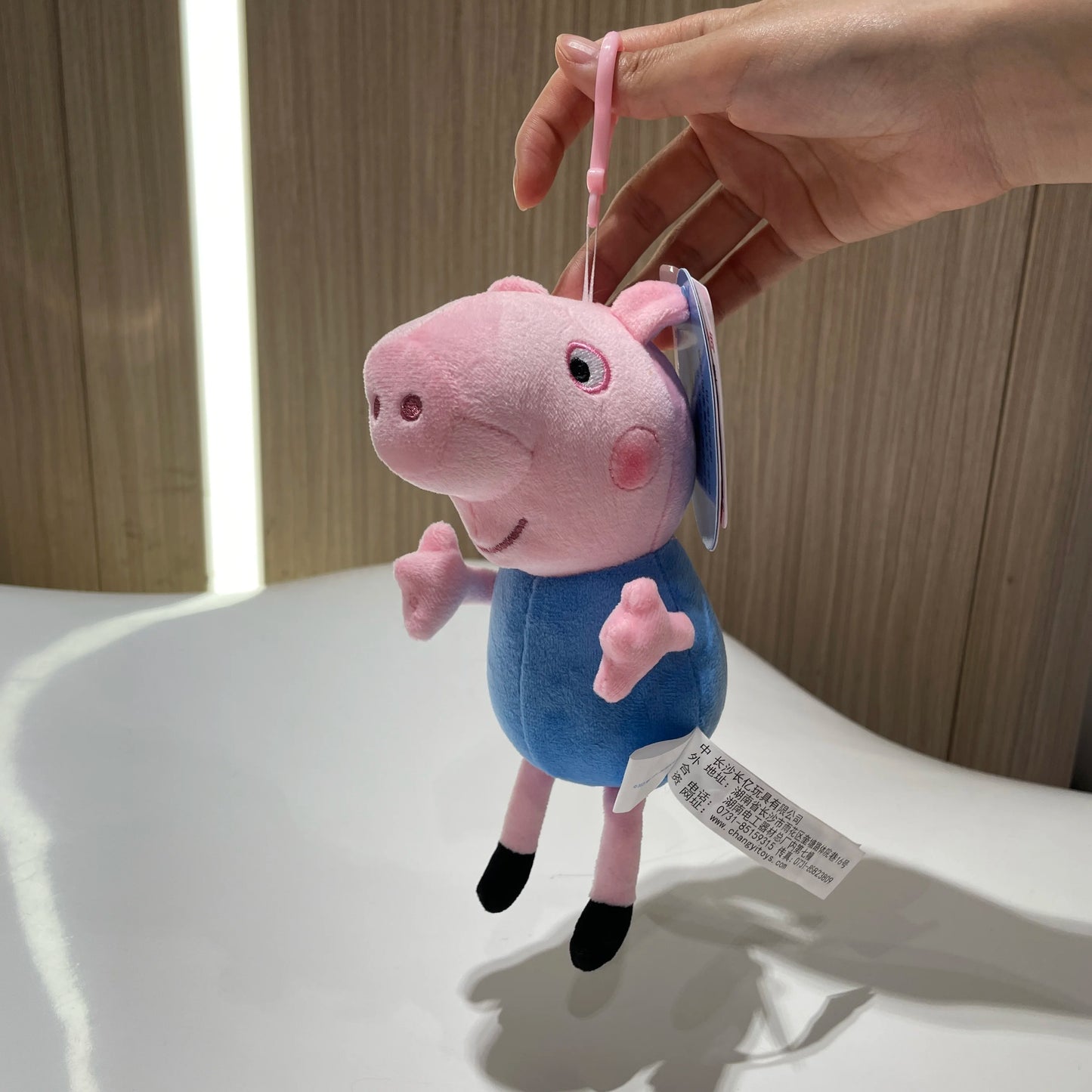 100% Genuine Peppa Pig Evy dinosaur Teddy Bear Peppa George Evie Plush Toy Boy Girl Birthday Gift Toys Christmas Stuffed Doll