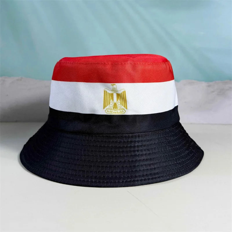 2026 Countries National Flag Bucket Hat Men Women Football Fan Party Football Cup Reversible Sun Hat Soccer Fans Fisherman Hat