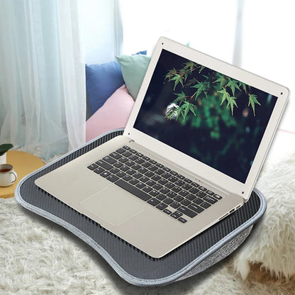 Laptop Lap Desk with Soft Pillow Cushion Portable Laptop Desk Writing Padded Tray for Home & Office
