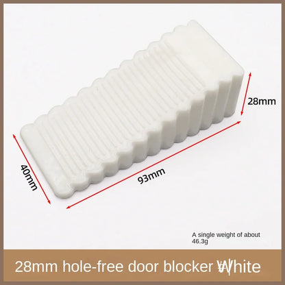 Safety Silicone Door Stop Block Wedge  Stop Door Stopper Home Offices Door Rear Retainer Impact Stopper Rubber Stops No Drill