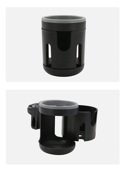 Stroller Cup Holder Phone Support Milk Bottle Drink Cup Holder Conversion 2 Cups for Universal Pram Baby Stroller Accessories