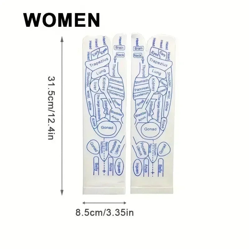1 Set Socks Acupressure Foot Care Massage Relieve Tired Feet Massager Reflexology Socks Foot Acupoint Massage Tool Physiotherapy