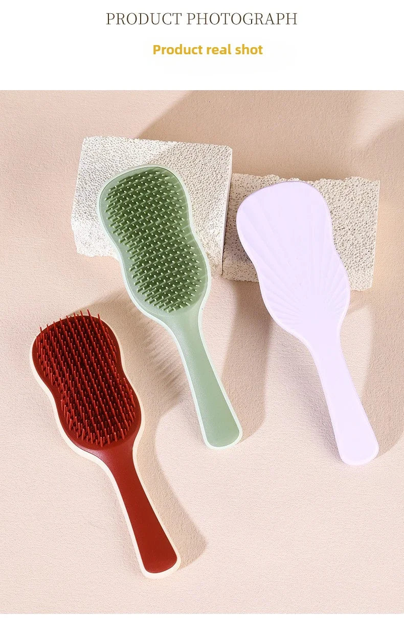 Massage Hair Comb Anti Detangling HairBrush Hair Styling Detangler Fast Blow Drying Curling Hair Brushes Comb Hairdressing Tools