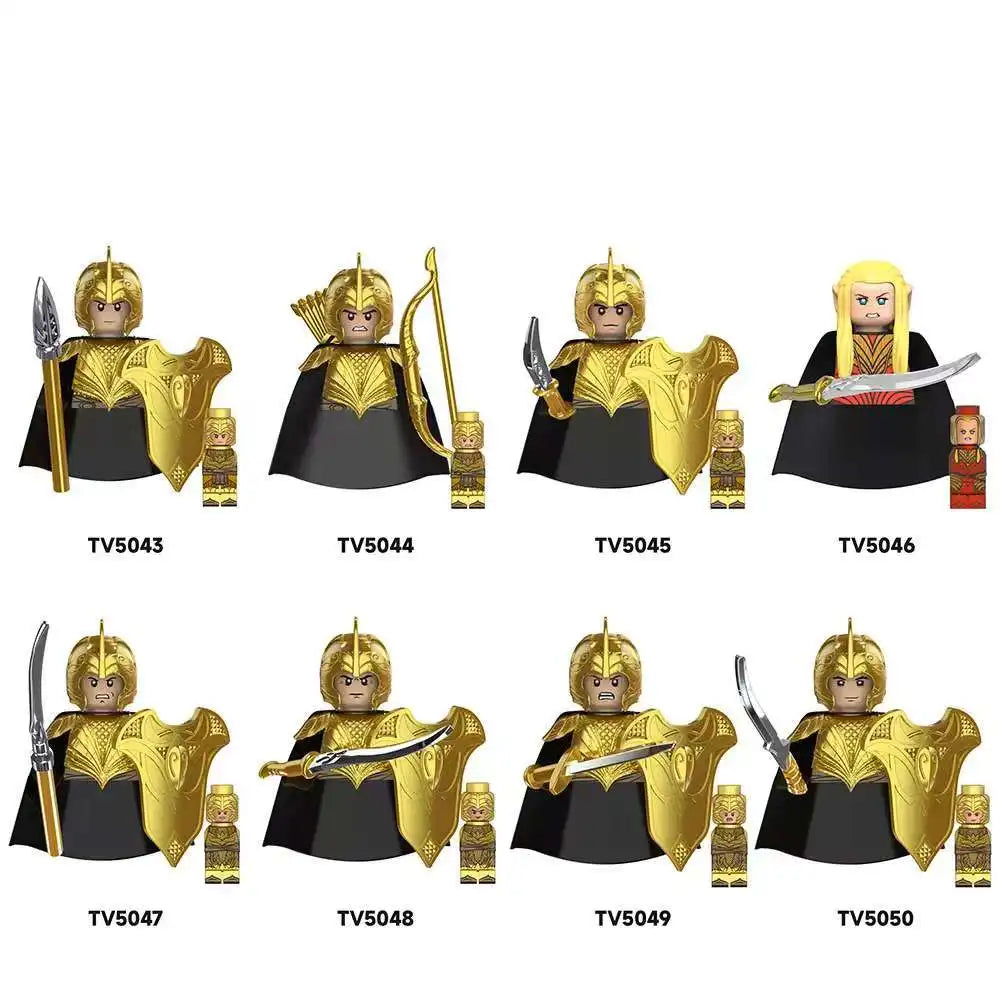 TV6411 Cartoon model minifigure Assemble compatible Puzzle Dolls Mini Action Figures Series Decoration Toys Kids Birthday Gifts