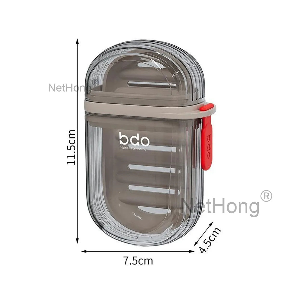 Light Luxury Travel Soap Box Double Drains Soap Holders Soap Dishes Outdoor UK