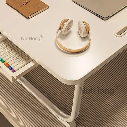 Folding Laptop Desk for Bed Tray Table Desk Bed Sofa Laptop Portable Lap Desk With tablet slot and cup holder Table support