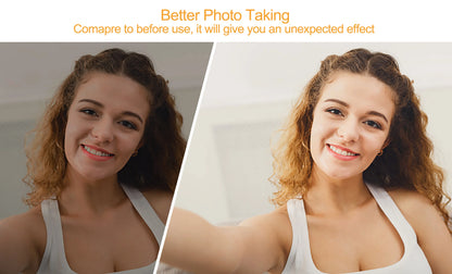 Portable LED Selfie Light for iPhone Samsung iPad Mobile Phone Laptop Clip Rechargeable Flash Fill Photo Video Photography Lamp