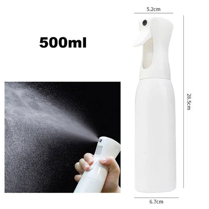 200ml/300ml/500ml High Pressure Continuous Spray Bottle Hair Care Makeup Water Replenishing Spray Bottle Press Mist Spray Bottle