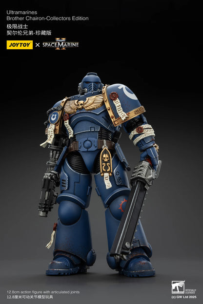 JOYTOY 1/18 Actionfigur 40K Ultramarines Lieutenant Titus Sergeant Gadriel Brother Chairon – Sammleredition