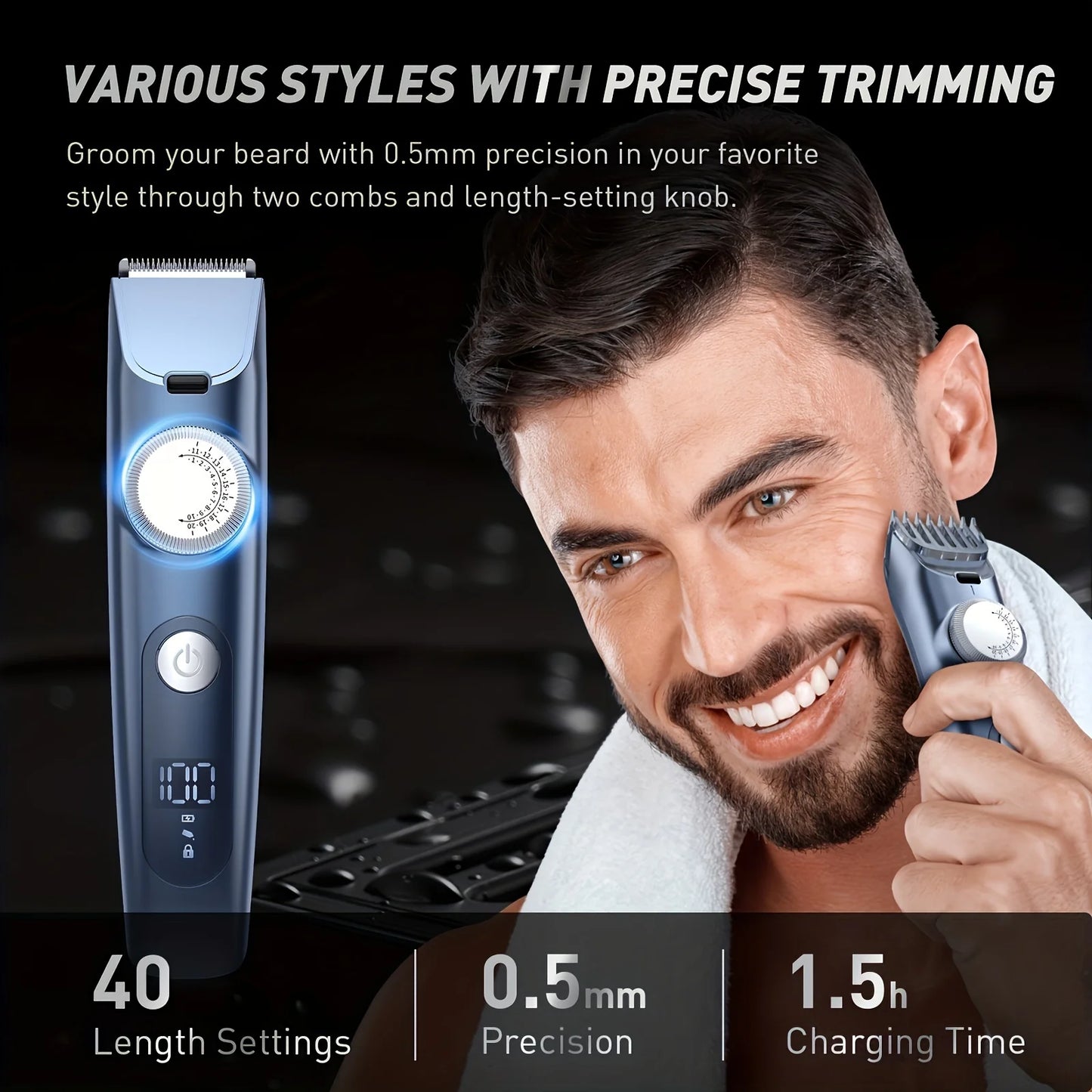 Sejoy Hair Clippers Trimmer for Men Hair Beard Body Arm Professional Electric Outline Edgers Shaver