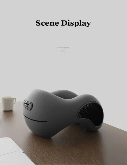 Multifunction U-Shaped Sponge Core Neck Pillow Slow Rebound Soft Travel Pillow For Sleeping Cervical Health Massage Nap Pillows