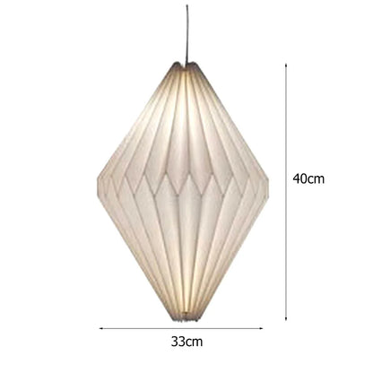 Hanging Lamp Cover Nordic Style Chandelier Lamp Shade Creative Paper Origami Ceiling Pendant Lampshade for Living Room Decor