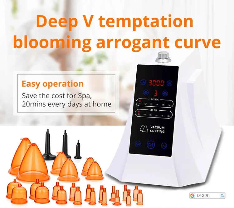 BBL Butt Lifting Colombien MachineVacuum Cup Massager Buttocks Enhancement Breast Enlargement Pumps Suction Therapy