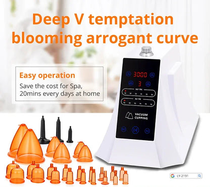 BBL Butt Lifting Colombien MachineVacuum Cup Massager Buttocks Enhancement Breast Enlargement Pumps Suction Therapy