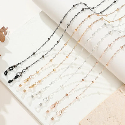 Sunglasses Masking Chains For Women Acrylic Pearl Crystal Eyeglasses Chains Lanyard Glass New Fashion Jewelry Wholesale
