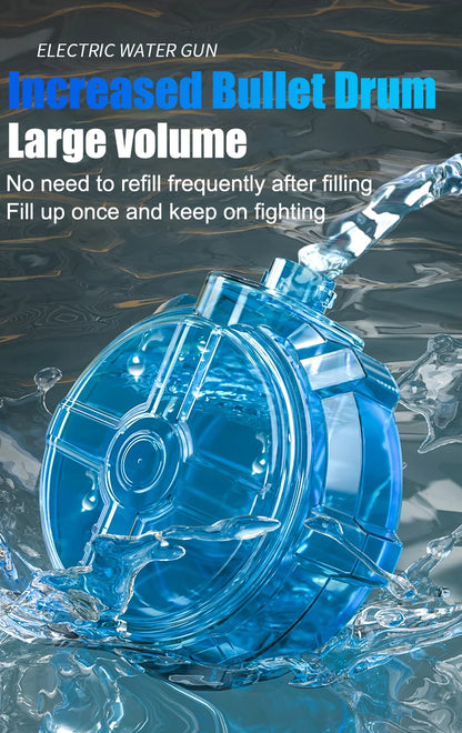 Electric Water Guns ,High Capacity Squirt Guns 26 FT Range with Light Up for Summer Outdoor Beach Swimming Pool Party Toy