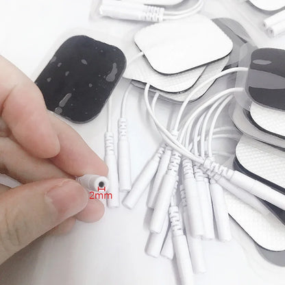 10/20pcs Muscle Stimulator Electrode Pads Gel Non-woven Fabric Self Adhesive Replacement Pads for Tens Digital Therapy Machine