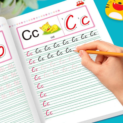32 Pages Alphabet Tracing Workbook Educational Books Number Children Calligraphy Handwriting Copybook for Kids