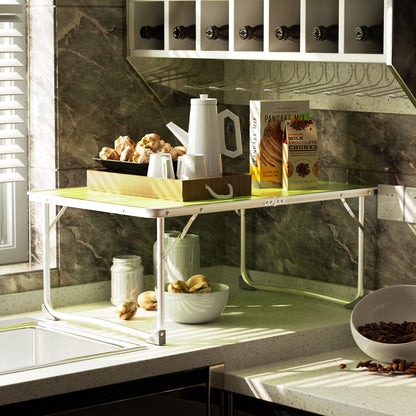 Folding Table Desk Indoor Table Bed Sofa Tray Lap Standing Desk Stand Reading Holder Outdoor Table for Picnic Camping BBQ Party