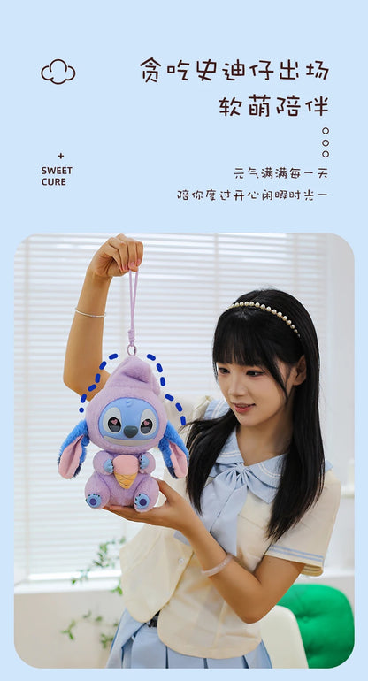 New Stitch Eat Some Thing Before Sleep Series Vinyl Blind Box Bag plush Pendant Cute Doll Mystery Box Toy Adult Birthday Gift