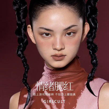 Girlcult Soft Matte Blush Long Lasting Pigmented Natural Velvet Finish Tiktok Trending Aesthetic Blusher for Cheeks