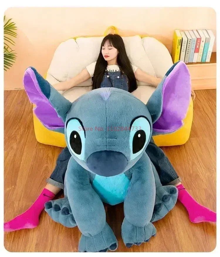 New Disney Giant Size Lilo&stitch Plush Stuffed Doll Animal Couple Cartoon Sleeping Pillow Softmaterial Toy For Christmas Gif