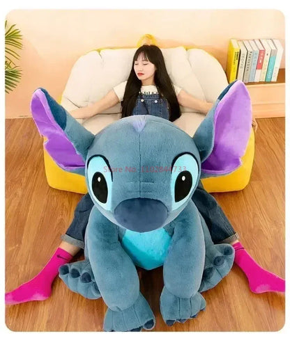 New Disney Giant Size Lilo&stitch Plush Stuffed Doll Animal Couple Cartoon Sleeping Pillow Softmaterial Toy For Christmas Gif