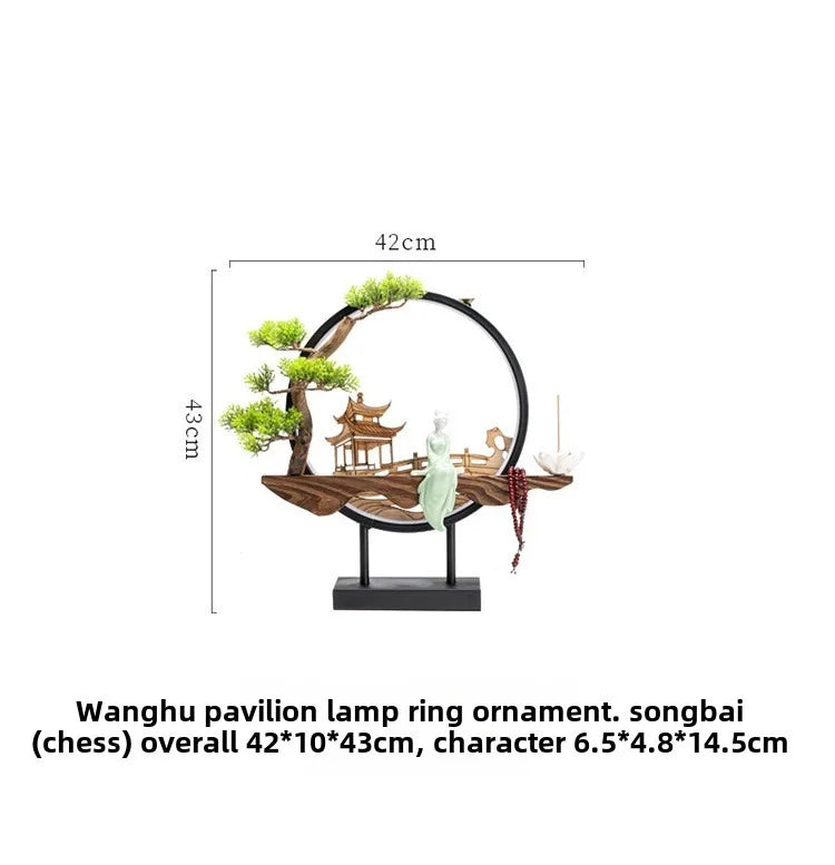Hot Sell Backflow Incense Burner Home Decor Light Circle for Zen Yoga Meditation home fragrance Aromatherapy Festival Gift