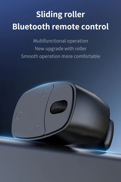 Remote Control Wireless Bluetooth Roller Fingertip Ring  portable Mobile Selfie Mice Video Automatic Page Turner Browsing Ring
