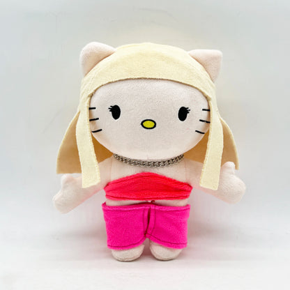New Hello Kitty Ken Carson Rapper Trippie Taylors Plush Toy Doll with Clothes Stuffed Soft Plush Toys Fans Collect Gifts