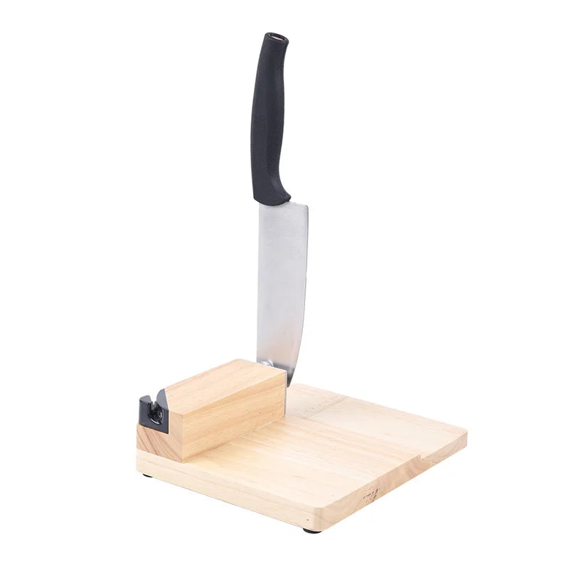 Biltong Cutter Biltong & Jerky Slicer + Oak Cutting Board Household Wooden Seat Guillotine