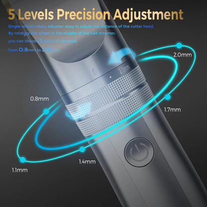 Sejoy Professional Hair Clippers for Men Rechargeable Beard Trimmer Cordless Barber Clippers for Hair Cutting Grooming