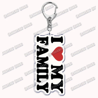Custom I Love You My Fictional Boyfriend Awesome Girlfriend Keychain Emo Boys Hot Wife Mom Dad Key Ring Keychains Bf Gf Gifts