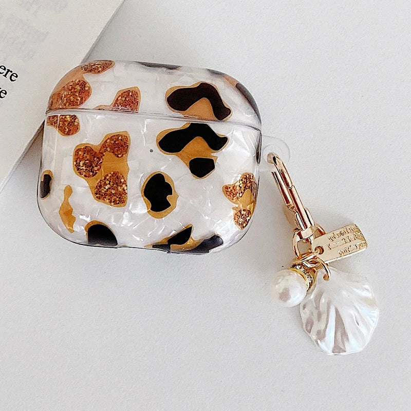 Leopard Girl Case for AirPods Pro 2 Pro 3 USB C 2025 Cases for Airpods 4 pro 2 3 Soft Silicone Cover for airpods pro 3 2 1 Funda